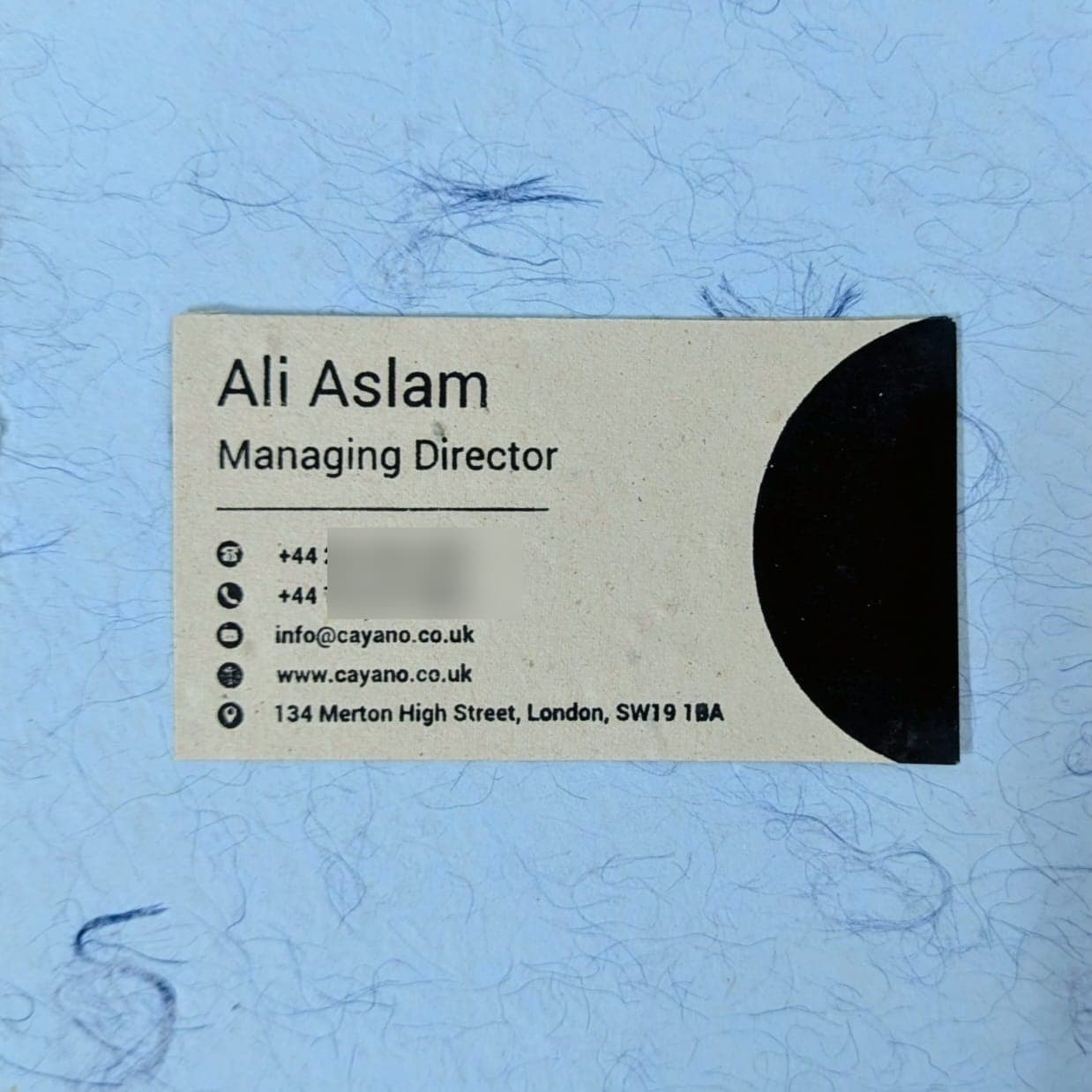 Cayano — London — Plantable Business Card — image 1