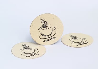 Plantable Seed Paper Coasters