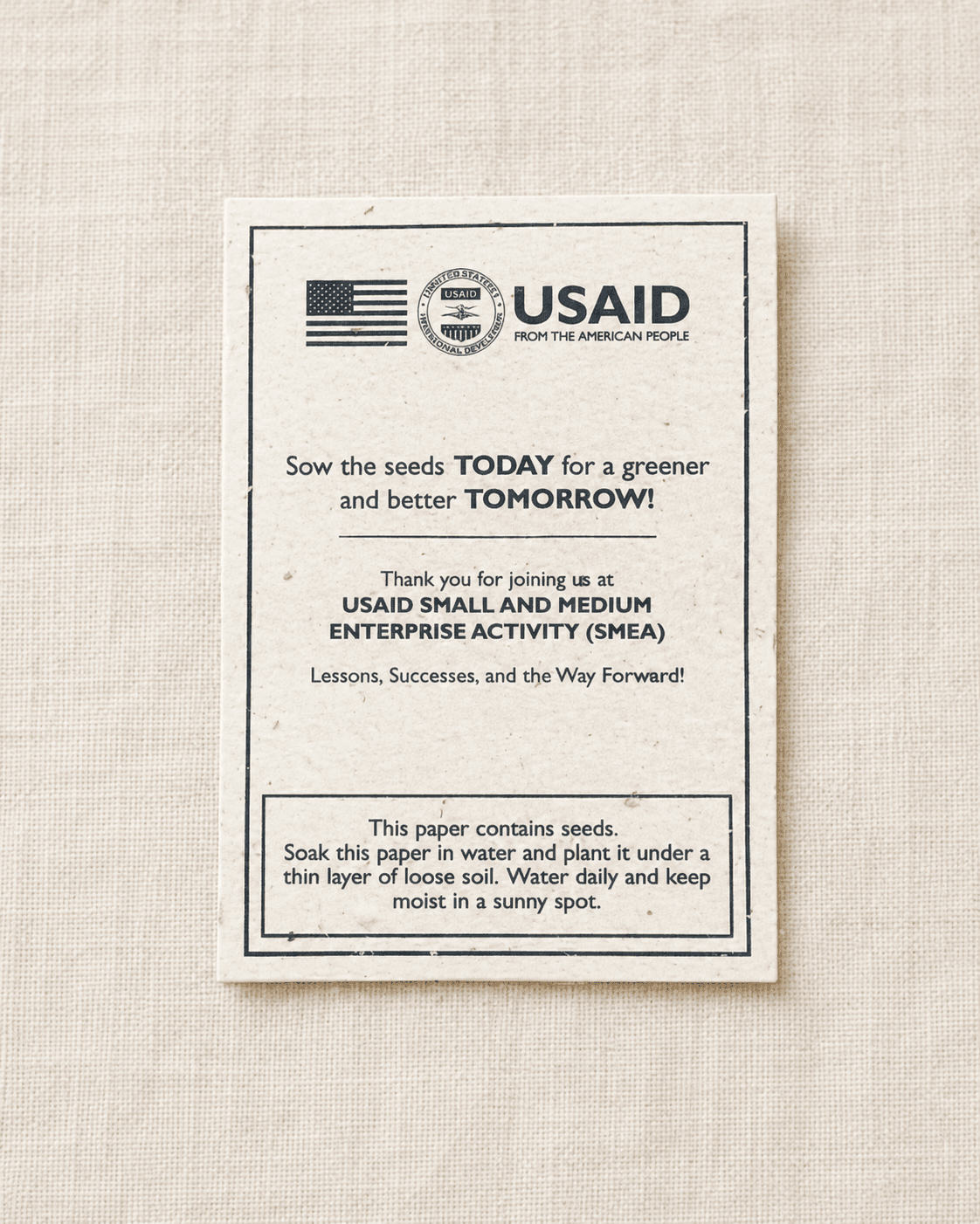 Plantable Letterheads